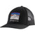 Patagonia Line Logo Ridge LoPro Trucker Hat Black