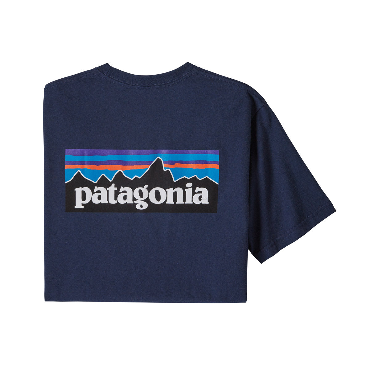 Patagonia Men&#39;s P-6 Logo Responsibili-Tee Classic Navy