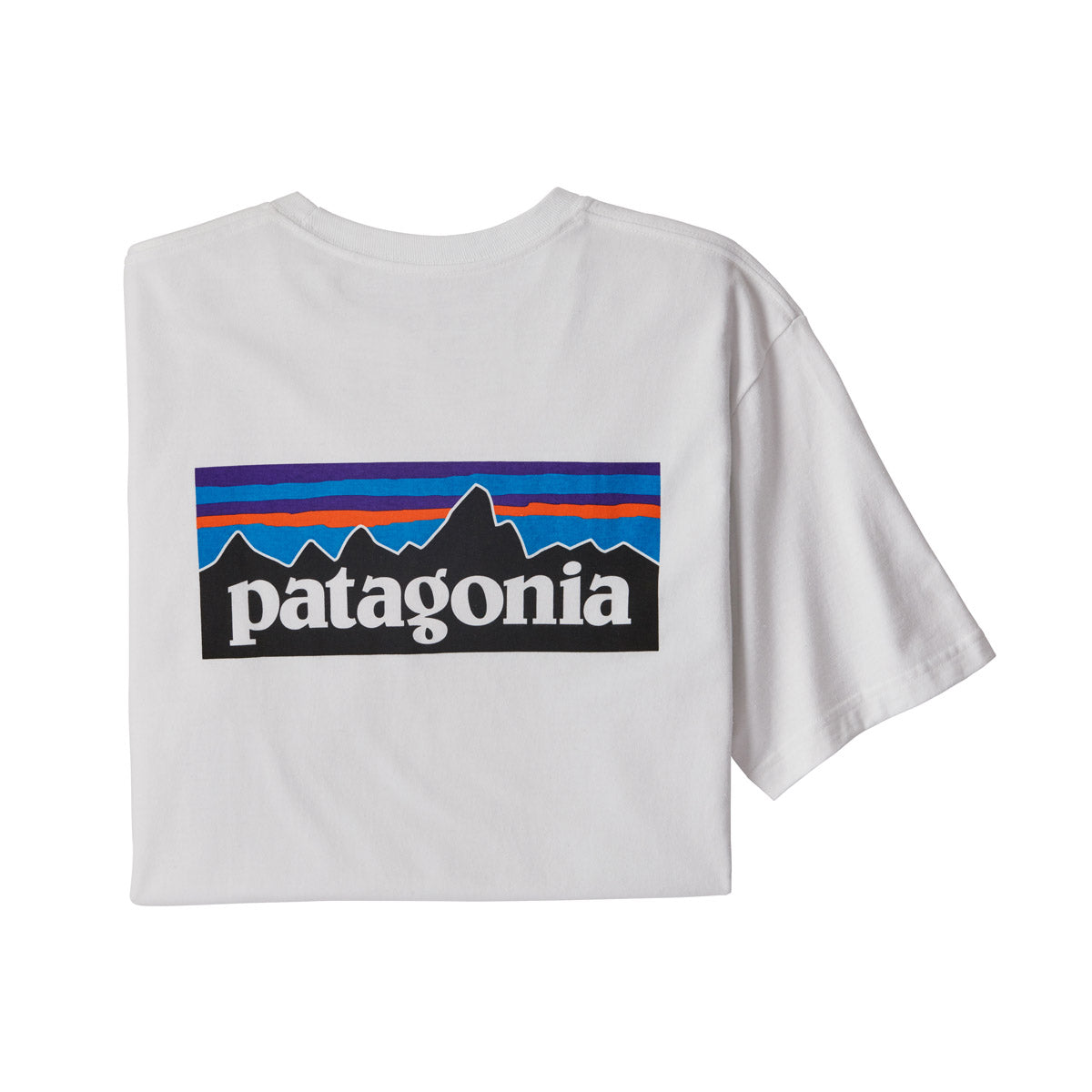 Patagonia Men&#39;s P-6 Logo Responsibili-Tee White