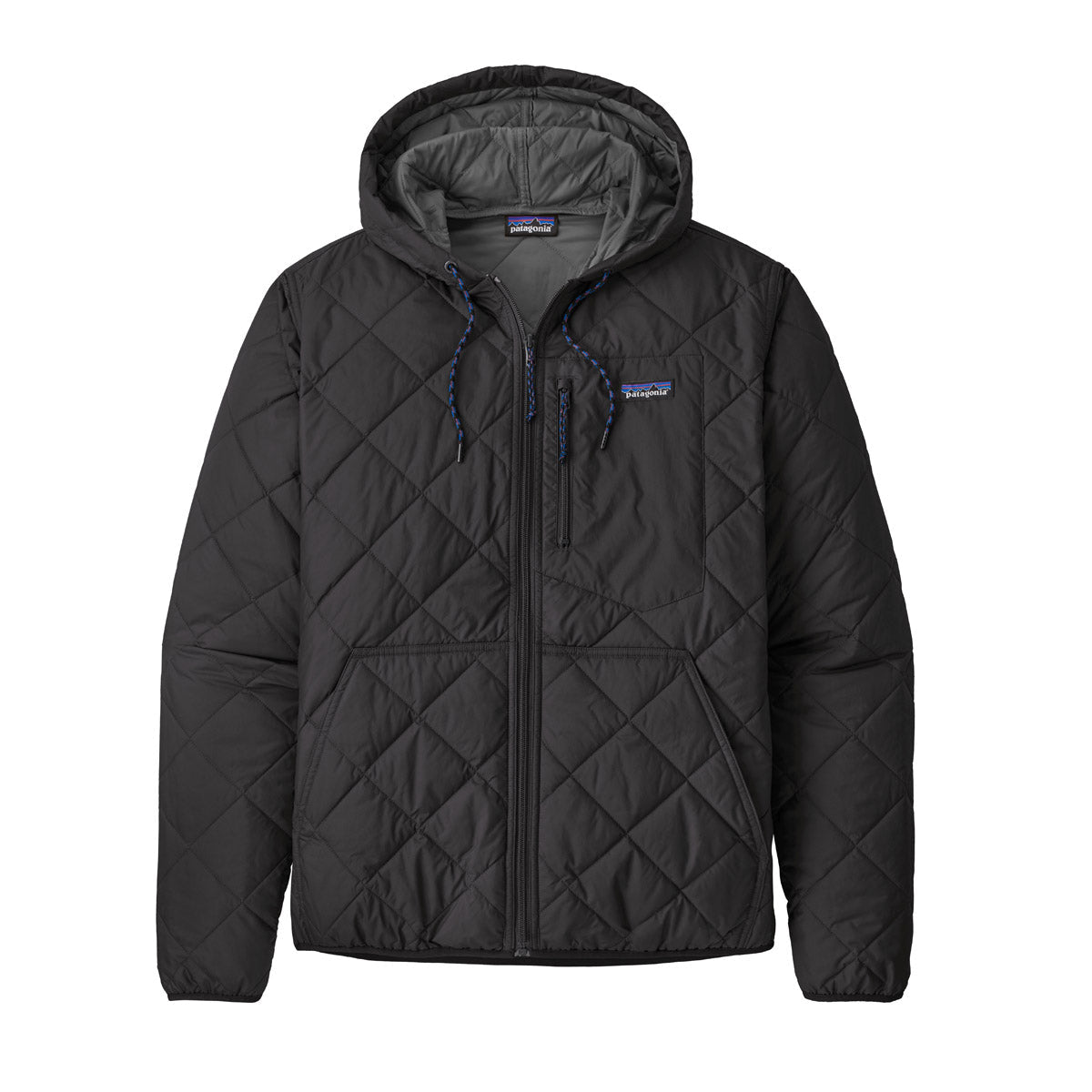 Patagonia Men&#39;s Diamond Quilted Bomber Hoody Black