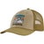 Patagonia Line Logo Ridge LoPro Trucker Hat Nautilus Tan