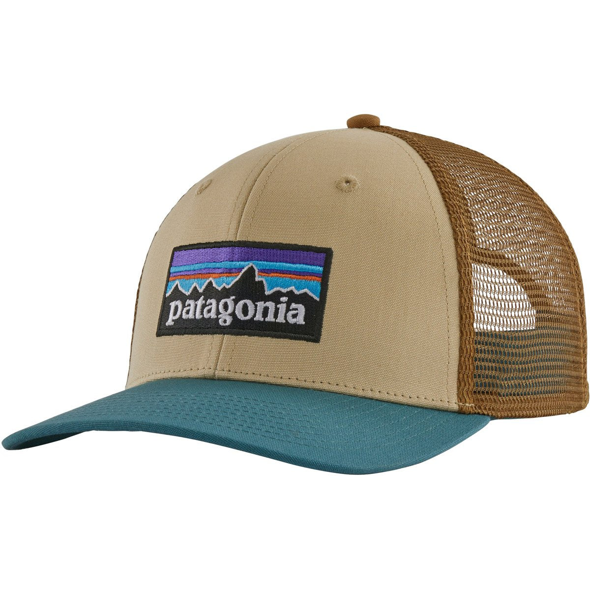 Patagonia P-6 Logo Trucker Hat Nautilus Tan