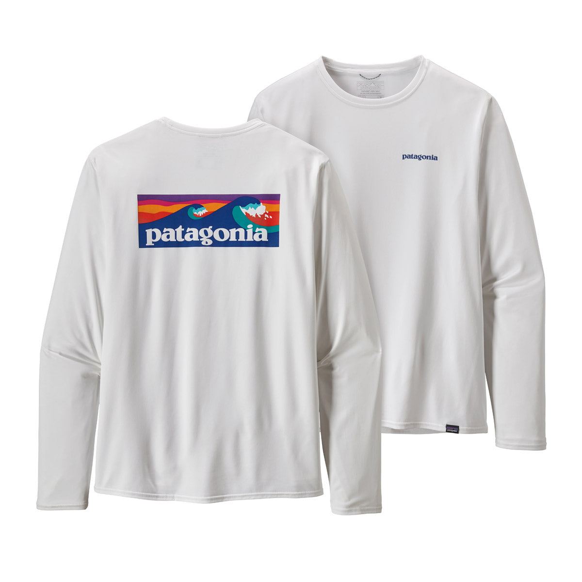 Patagonia Men&#39;s Long-Sleeved Cap Cool Daily Graphic Shirt