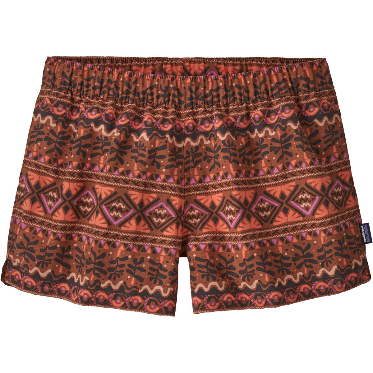 Patagonia Women's Barely Baggies Shorts angrove Tiki Small: Henna Brown / M
