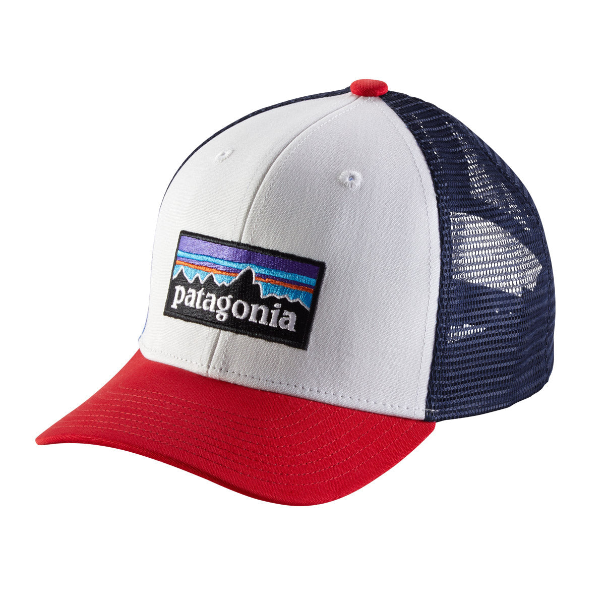 Patagonia Kids&#39; Trucker Hat P-6 Logo: White