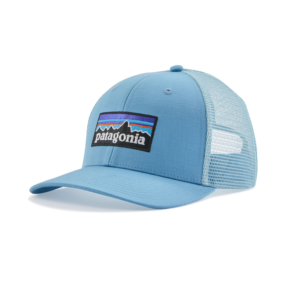 Patagonia P-6 Logo Trucker Hat Lago Blue