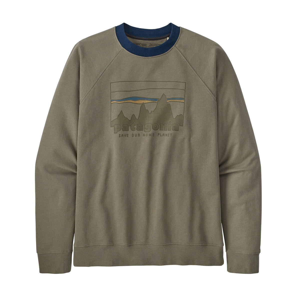 Patagonia Men&#39;s &#39;73 Skyline Organic Crew Sweatshirt Garden Green