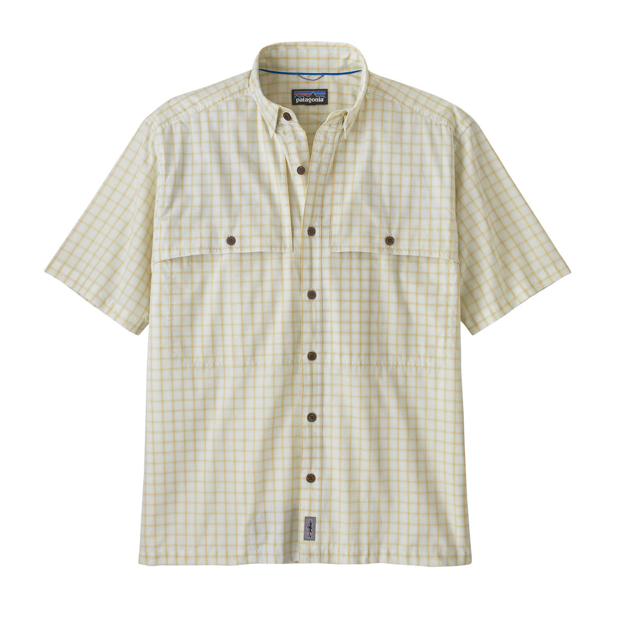 Patagonia Men&#39;s Island Hopper Shirt Threadfin: Birch White