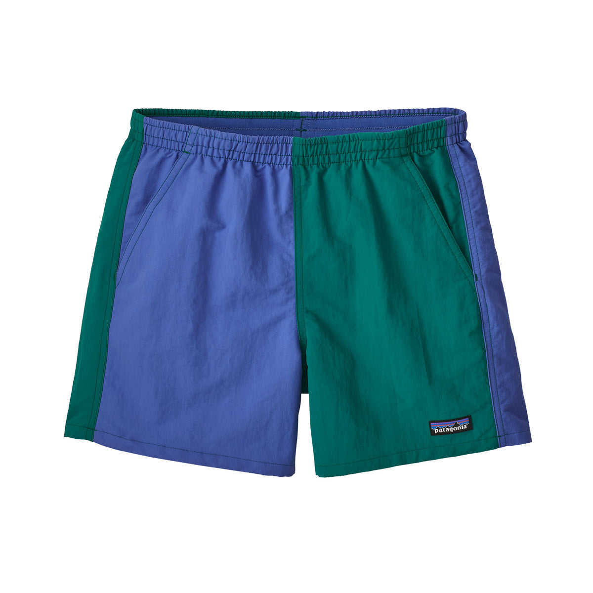Patagonia Women's Baggies Shorts - 5" Harlequin: Borealis Green