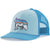 Patagonia Kids' Trucker Hat Illustrated Fitz Bear: Fin Blue