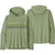 Patagonia Men's Capilene Cool Daily Graphic Hoody Line Logo Ridge Stripe: Salvia Green X-Dye