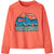 Patagonia Baby Long-Sleeved Capilene Silkweight UPF T-Shirt Fitz Roy Rays: Coho Coral