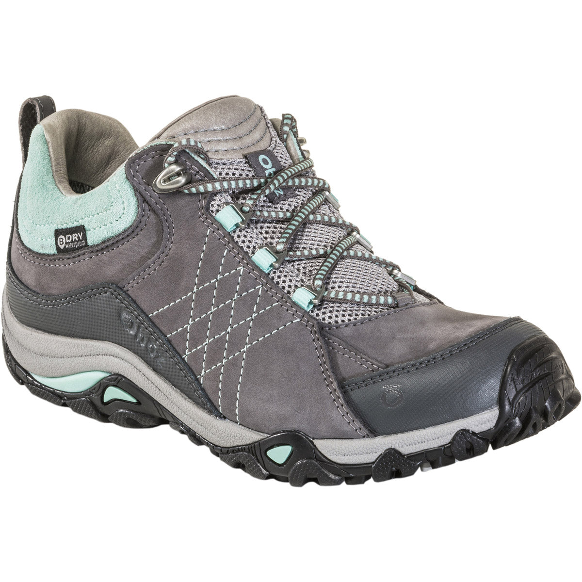 Oboz Women&#39;s Sapphire Low Waterproof Charcoal Beach Glass