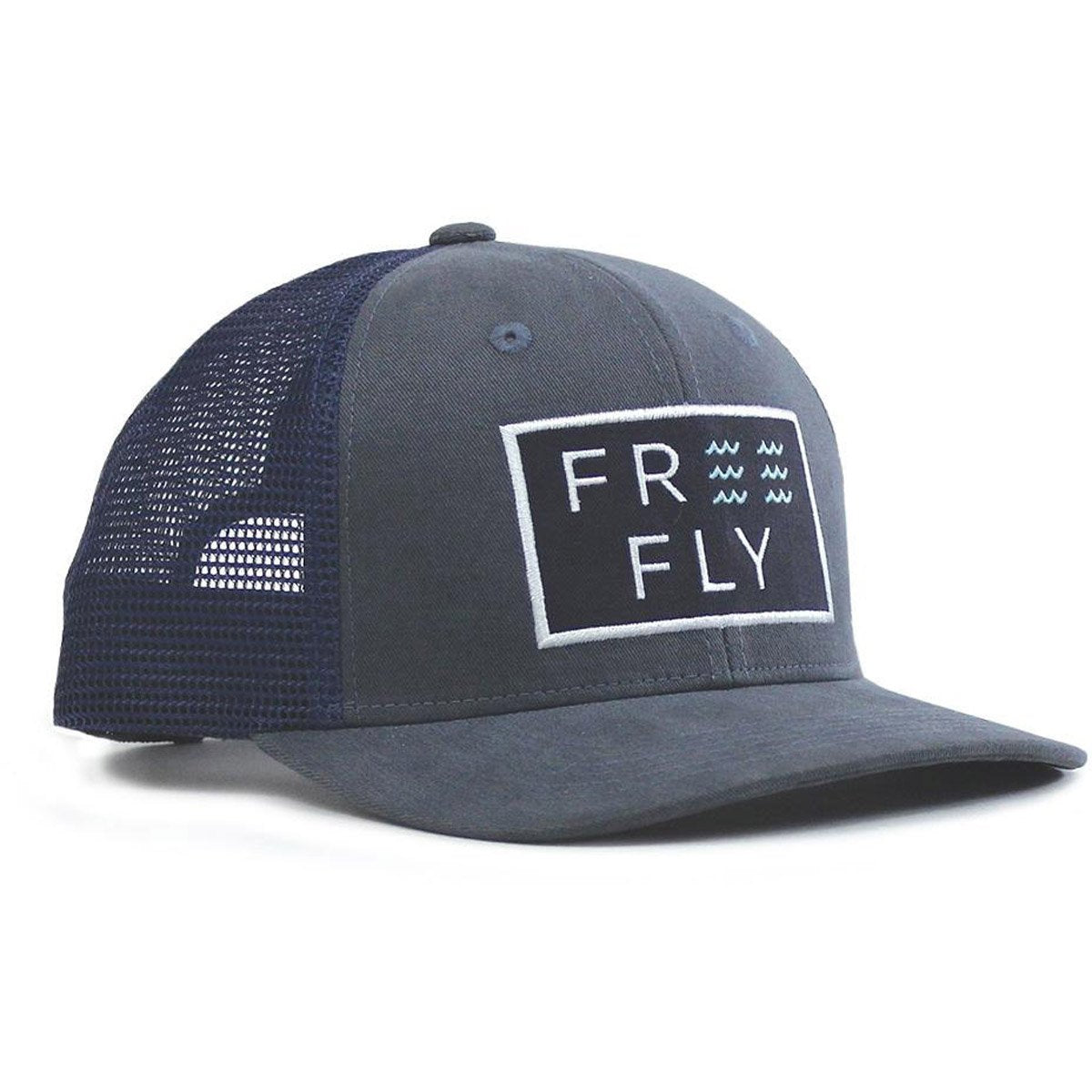 Free Fly Apparel Wave Snapback Washed Navy