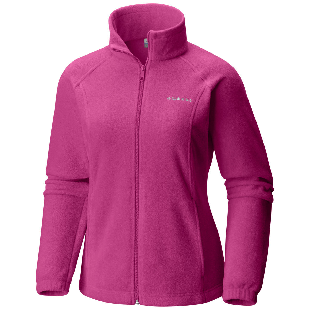 Columbia Women's Benton Springs Full Zip Fleece Jacket Fuchsia