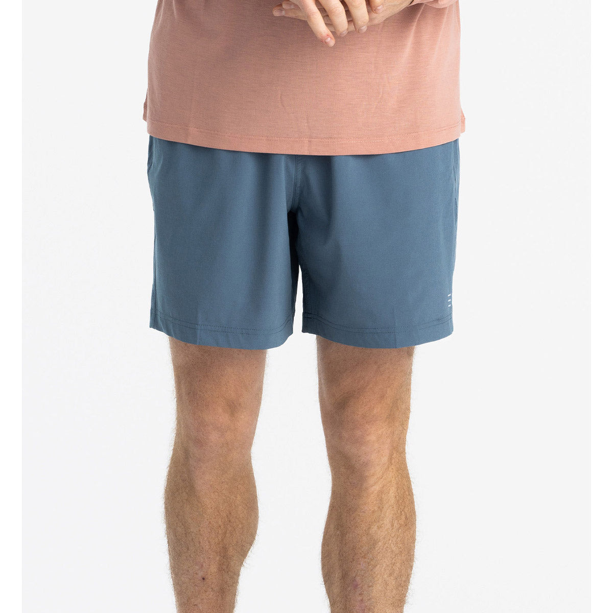 Free Fly Apparel Men&#39;s Breeze Short - 6&quot; Pacific Blue