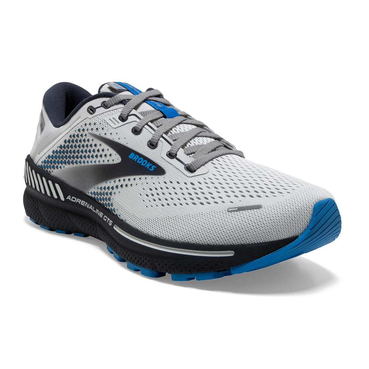 Brooks Men&#39;s Adrenaline GTS 22 Oyster/India Ink/Blue