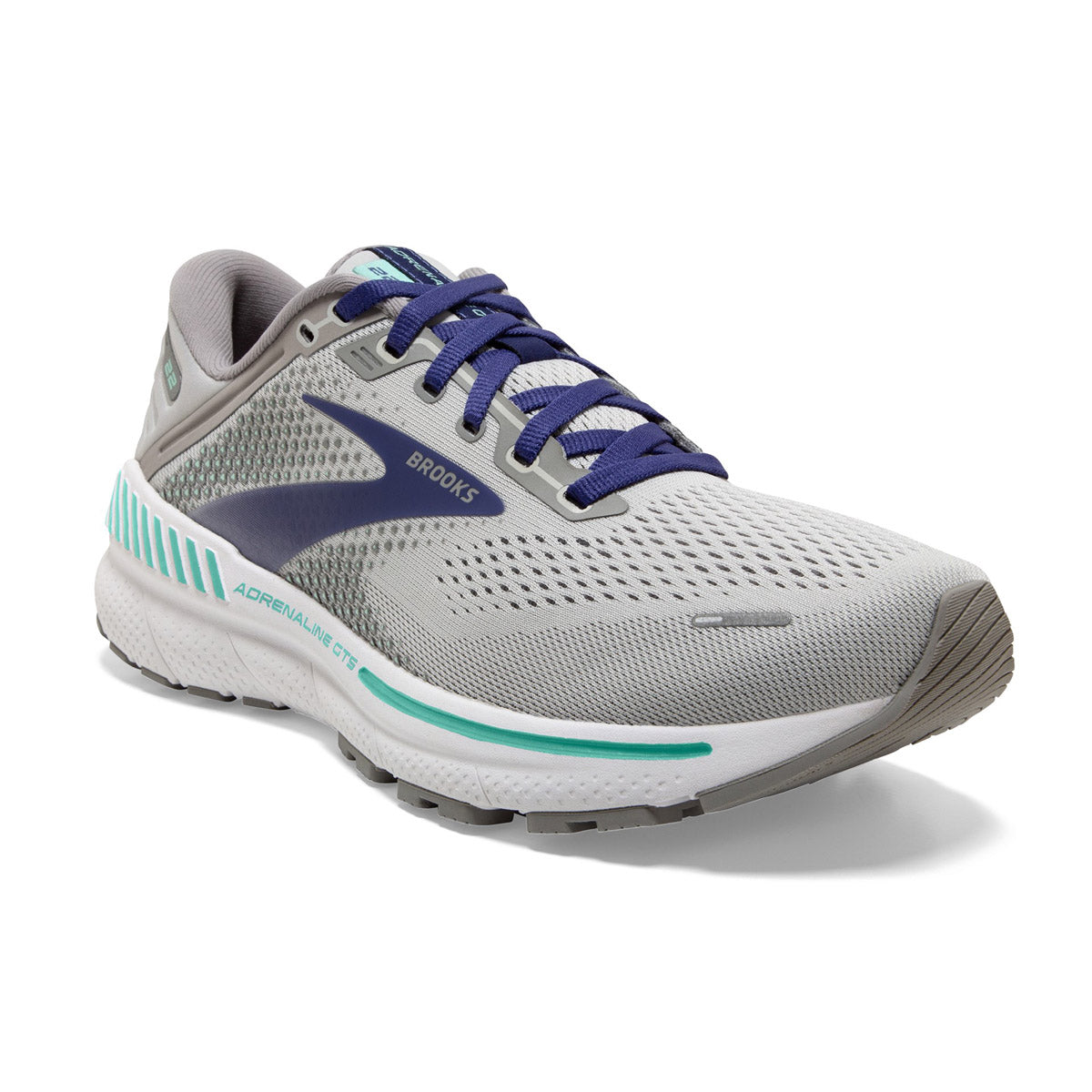 Brooks Women&#39;s Adrenaline GTS 22 Alloy/Blue/Green