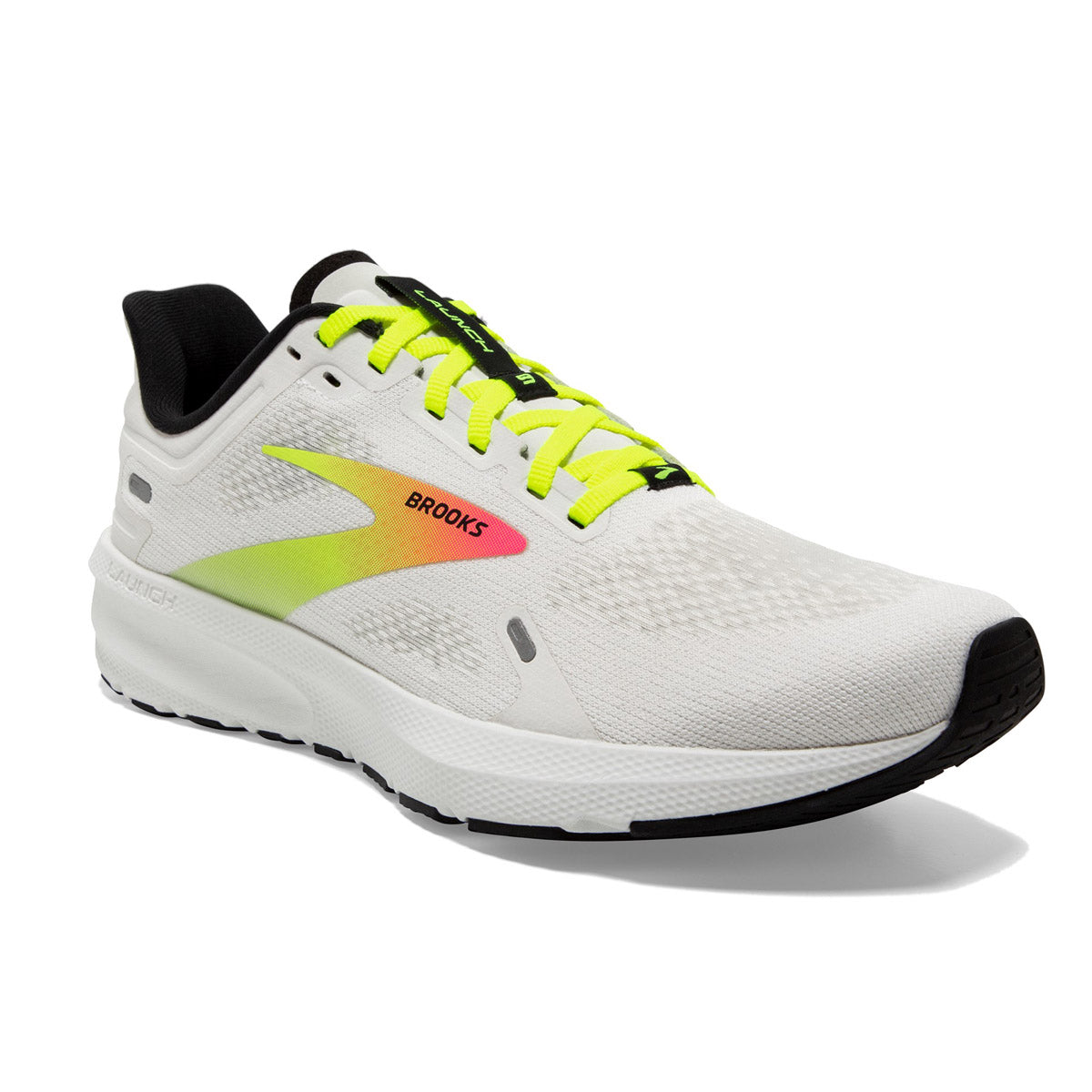 Brooks Women's Launch 9 White/Pink/Nightlife