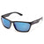 Suncloud Cutout Sunglasses (Medium Fit) Matte Black/Polarized Blue Mirror