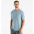 Free Fly Apparel Men's Bamboo Flex Pocket Tee Heather Tide