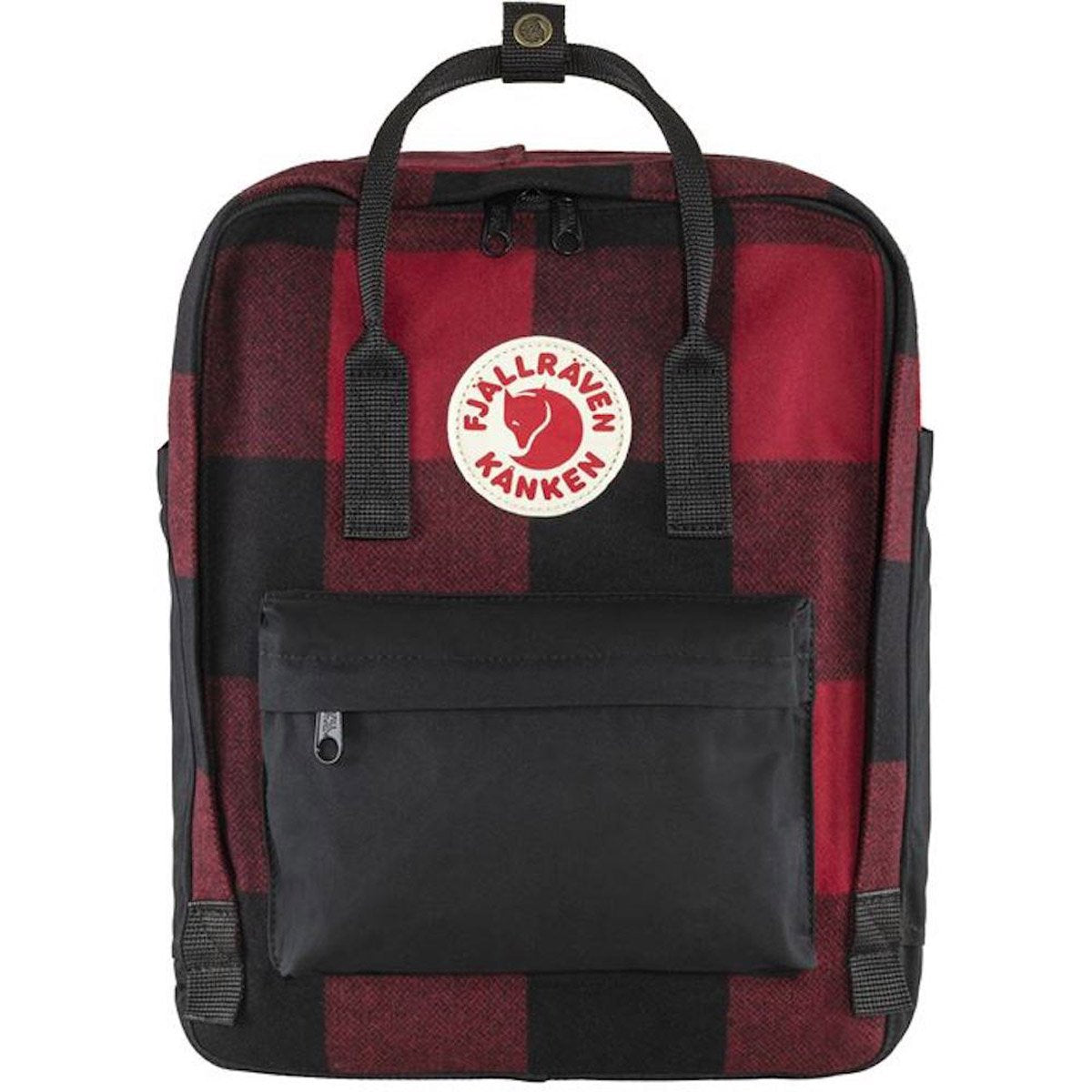 Fjallraven Kanken Re-Wool Red-Black