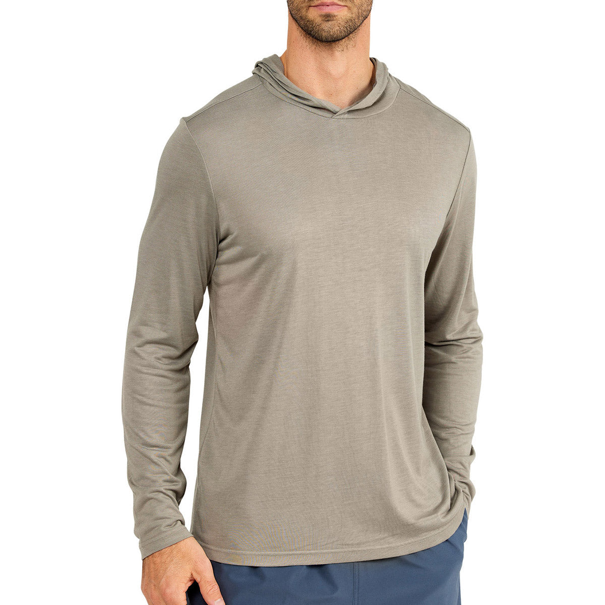 Free Fly Apparel Men&#39;s Bamboo Lightweight Shore Hoody Moss