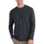 Free Fly Apparel Men's Bamboo Midweight Long Sleeve Heather Black