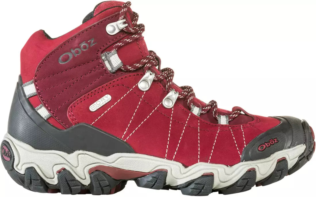 Oboz Women&#39;s Bridger Mid Waterproof Rio Red