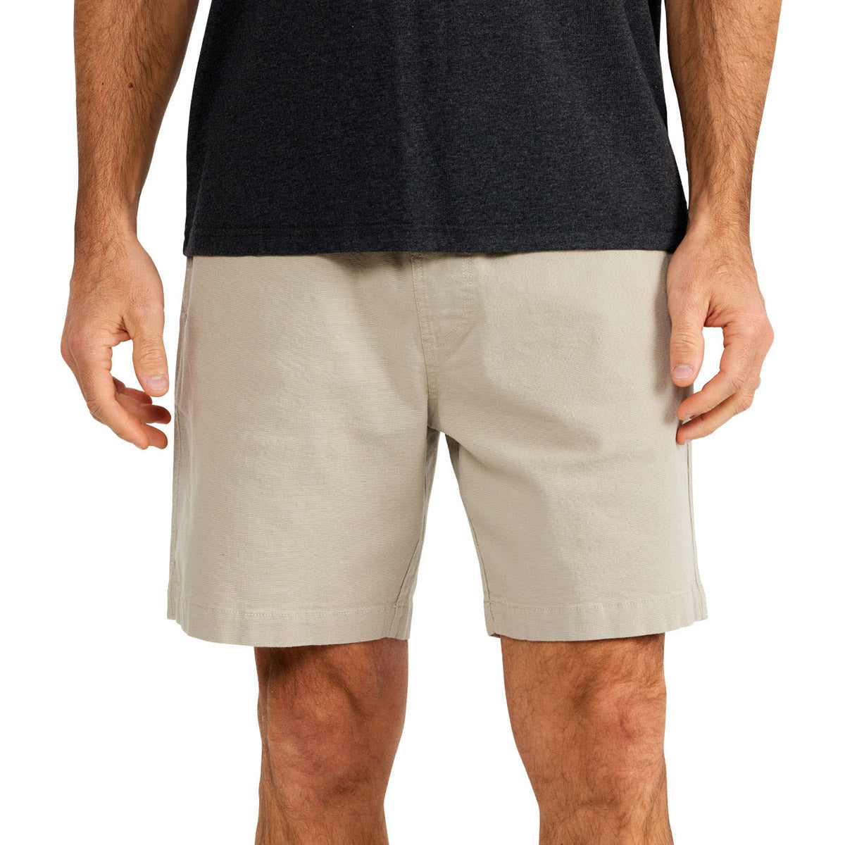 Free Fly Apparel Men's Stretch Canvas Short - 7" Stone Khaki