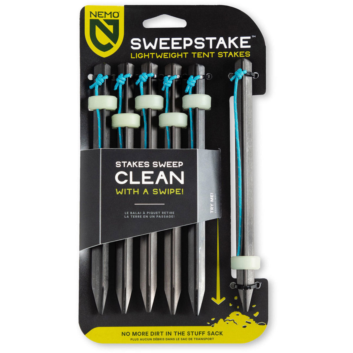 NEMO Sweepstake Lightweight Tent Stakes 6-Pack