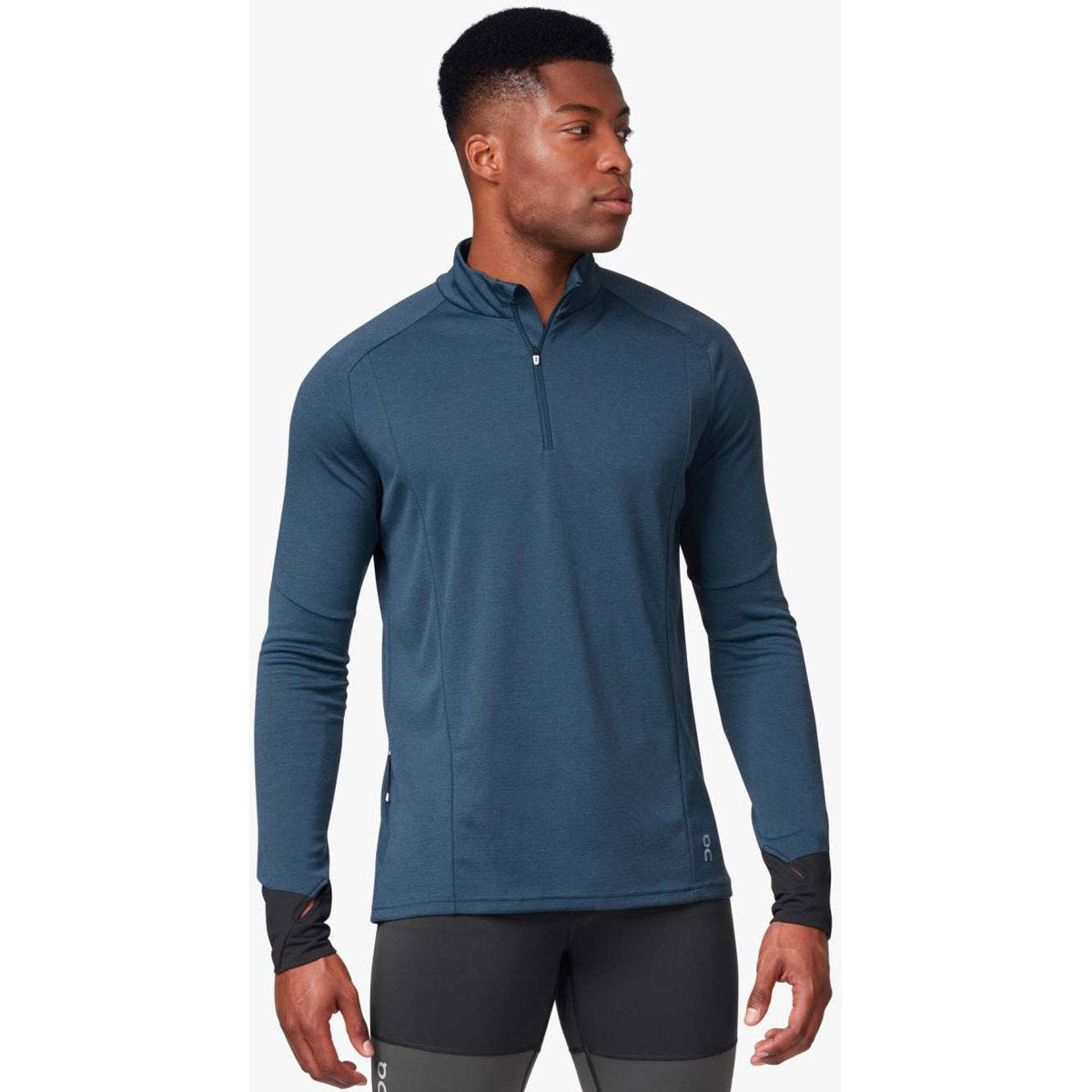 On Running Men&#39;s Weather Shirt Navy