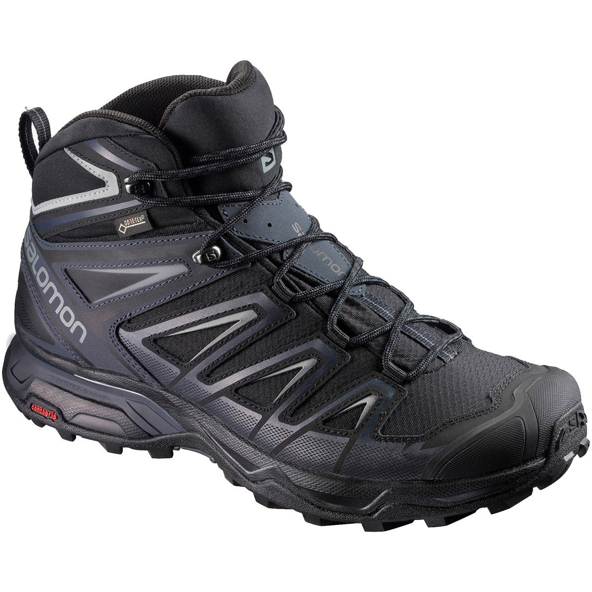 Salomon Men&#39;s X Ultra 3 Mid GTX Black / India Ink / Monument